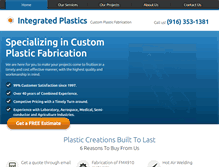 Tablet Screenshot of integratedplasticsusa.com